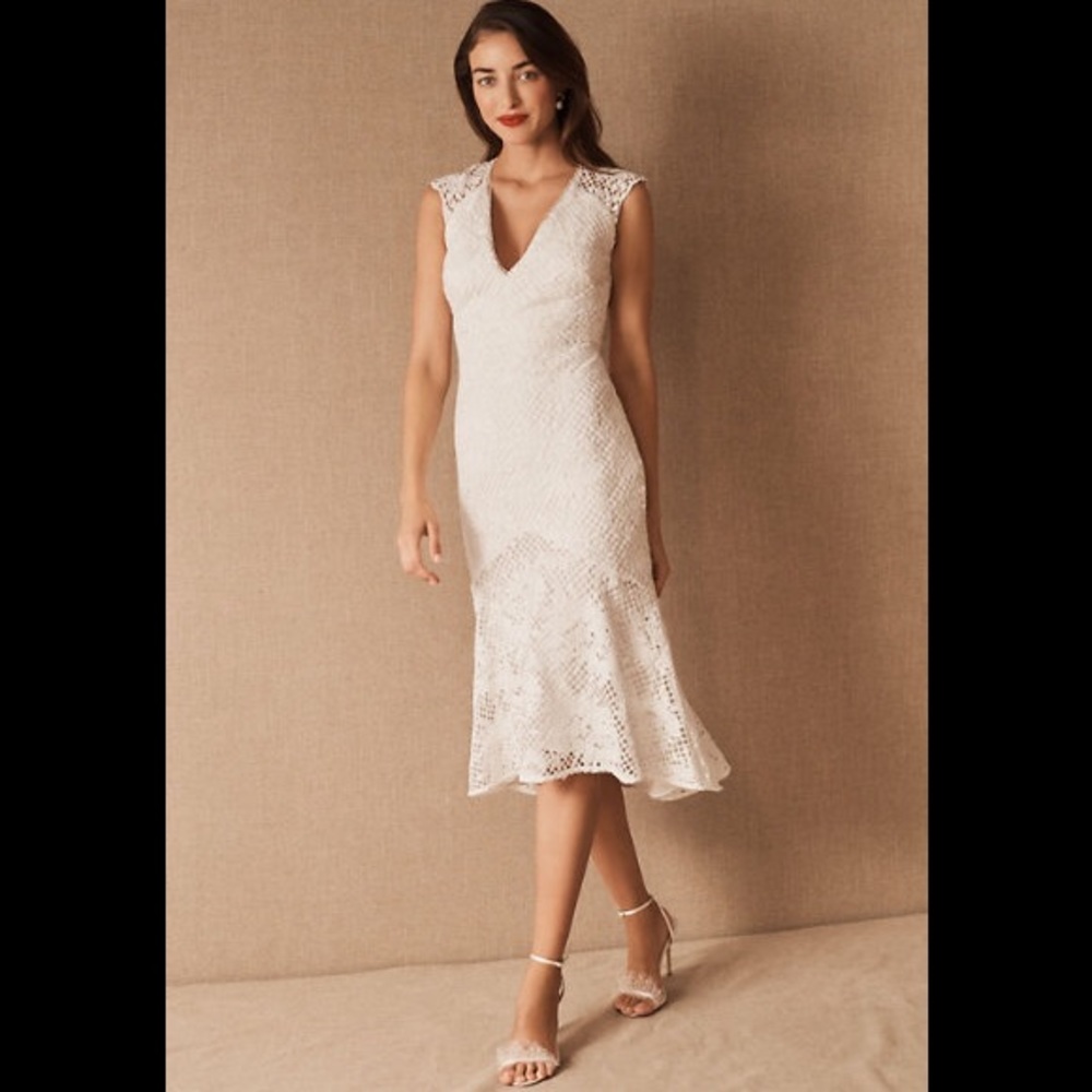 BHLDN ML Lorre Cap Sleeve Dress